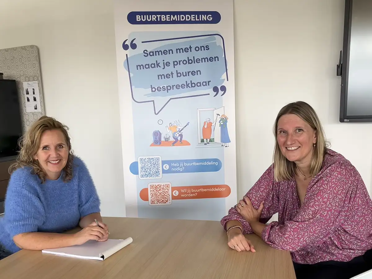 Buurtbemiddeling helpt buren weer met elkaar in gesprek Buurtbemiddeling helpt buren weer met elkaar in gesprek